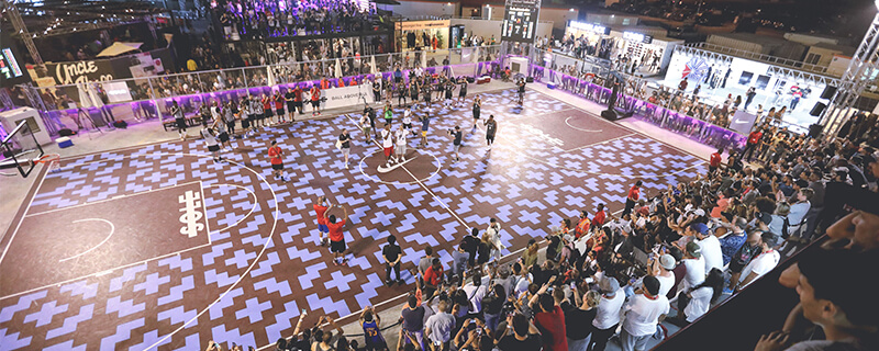 Sporting event at Dubai Design District