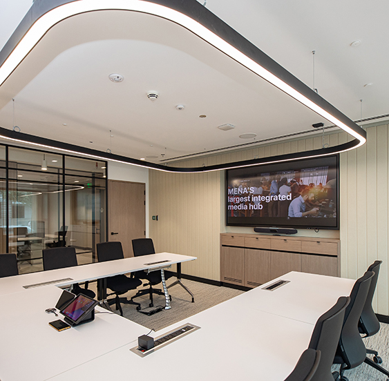 Fully-equipped meeting room at D/Quarters