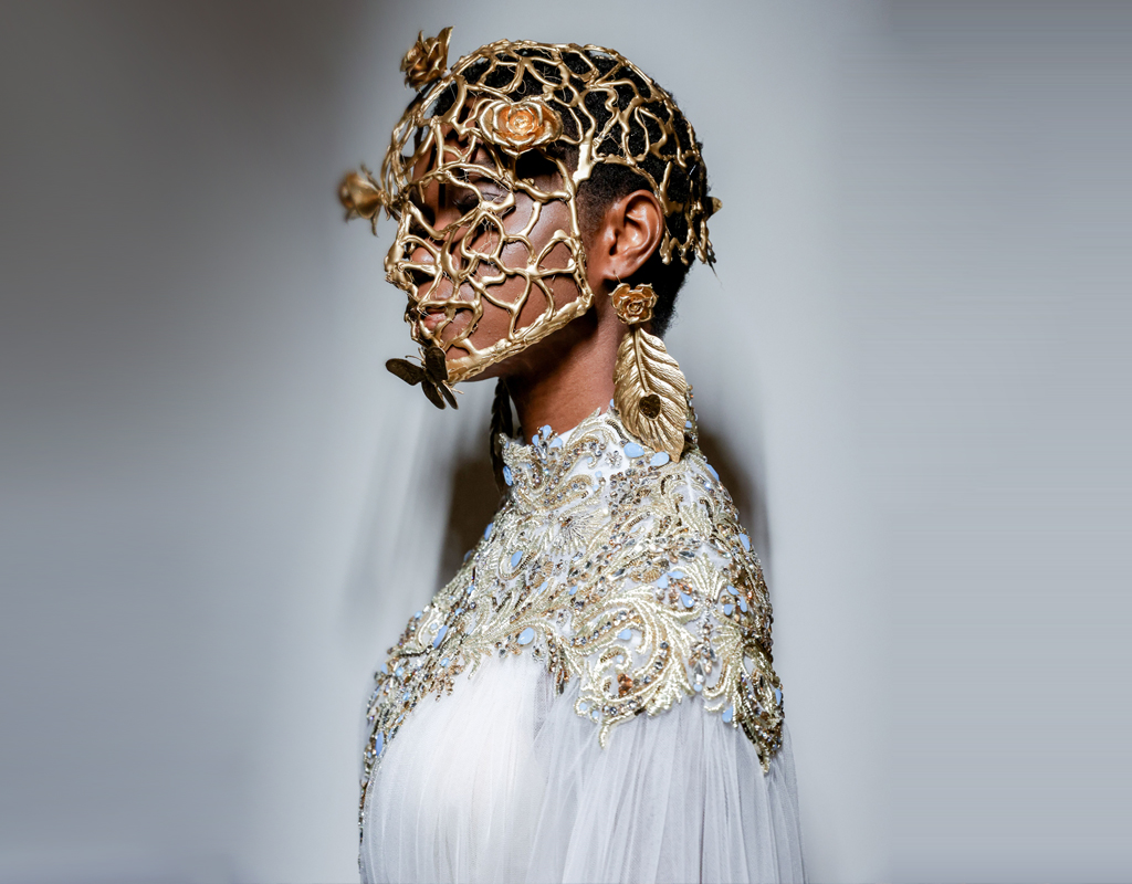 Model Ramp walking at Dubai fashion week