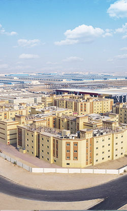 workers accommodation at  Dubai Industrial City