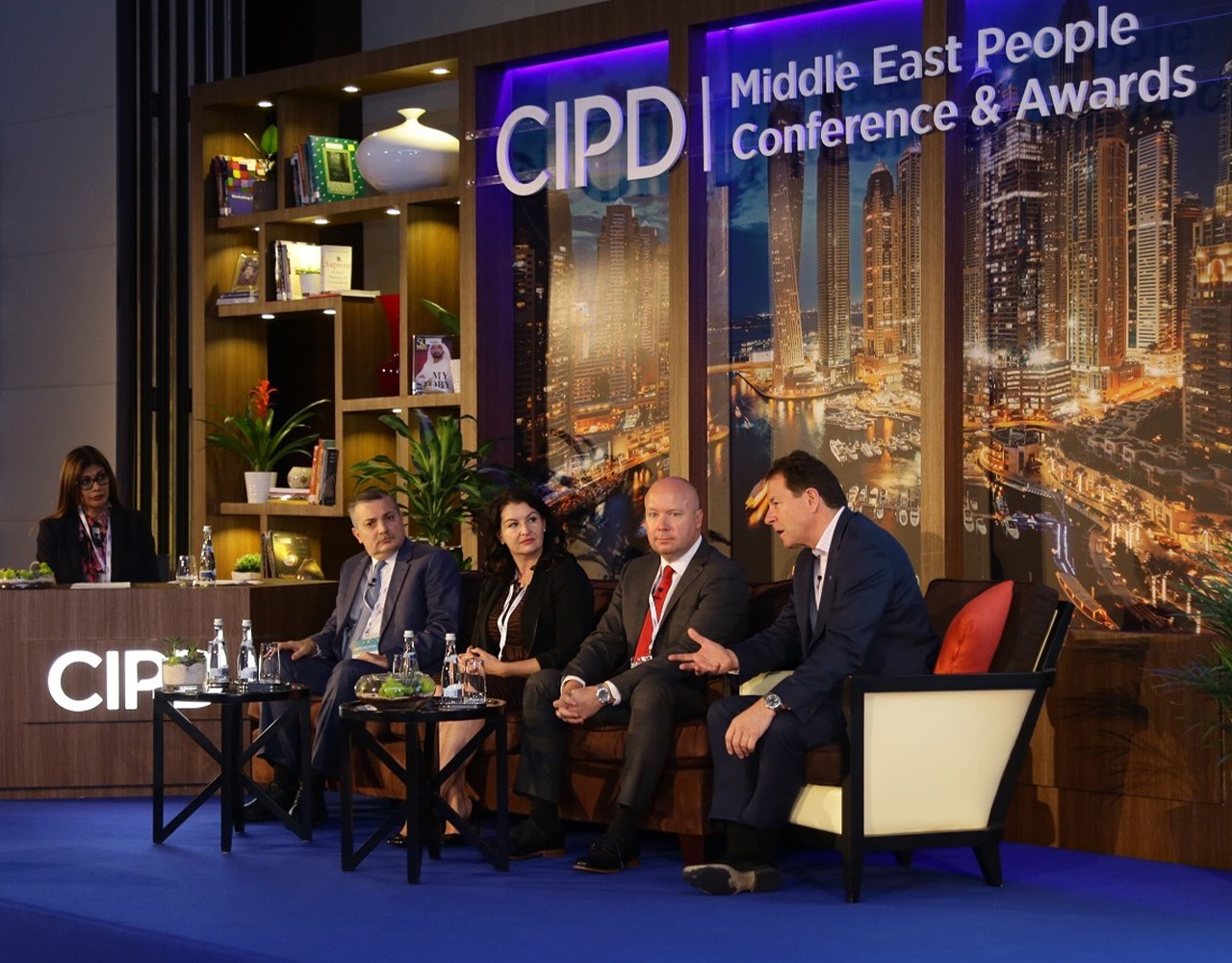 The panel at the Dubai Knowledge Park & Chartered Institute for Personnel and Development Inaugural Conference & Awards