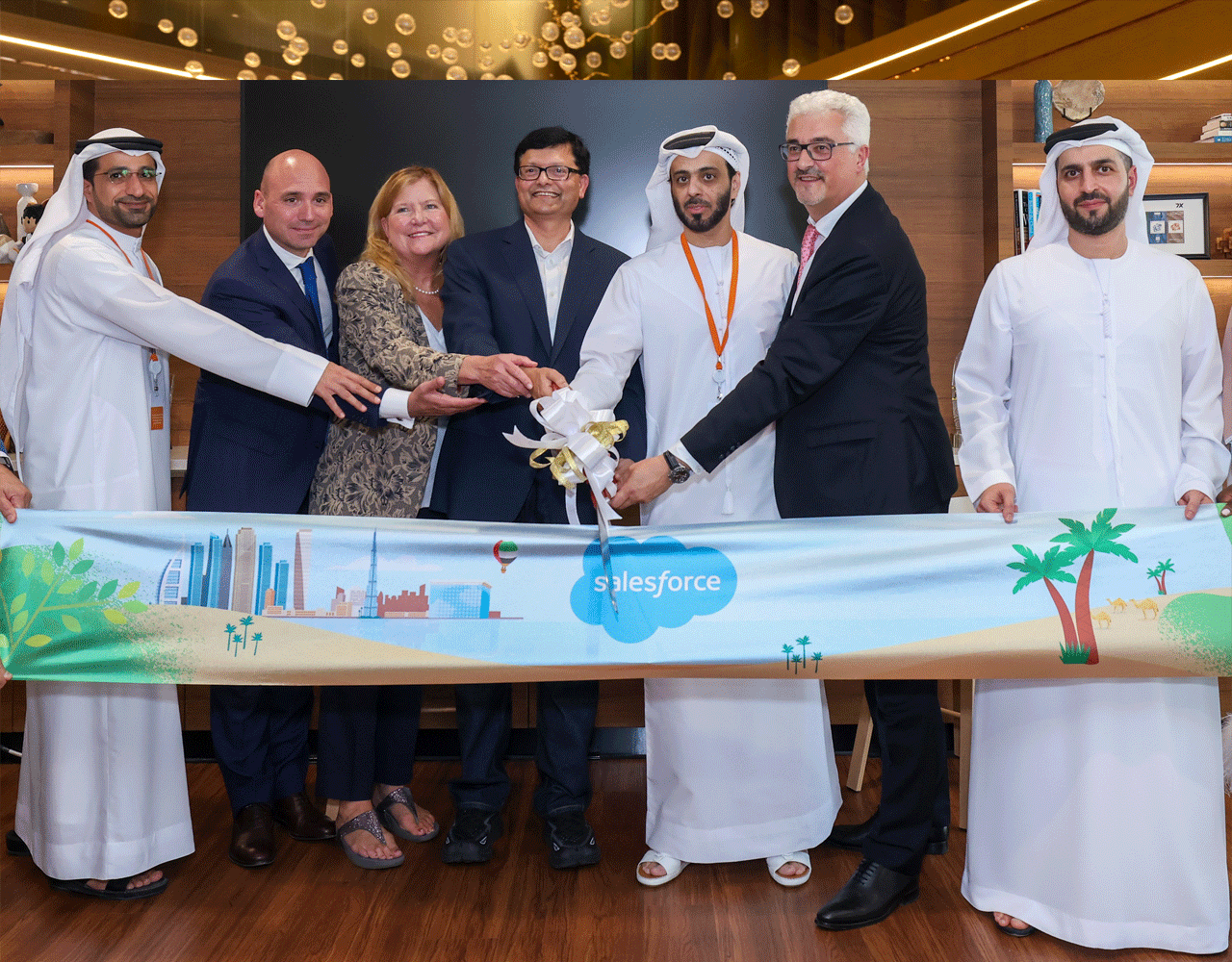 Dubai Internet City and ZainTECH Leaders 