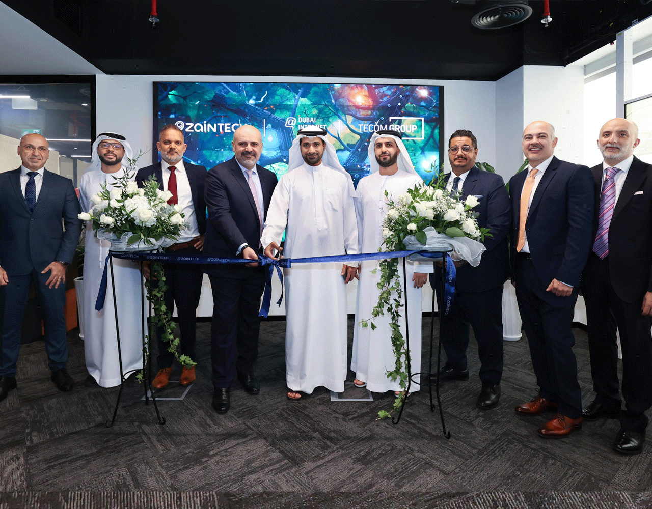 Dubai Internet City and ZainTECH Leaders 