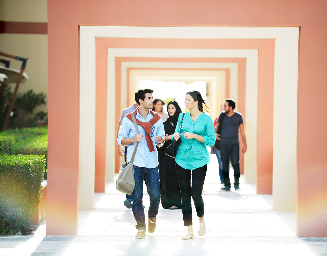 Students at Dubai Knowledge Park