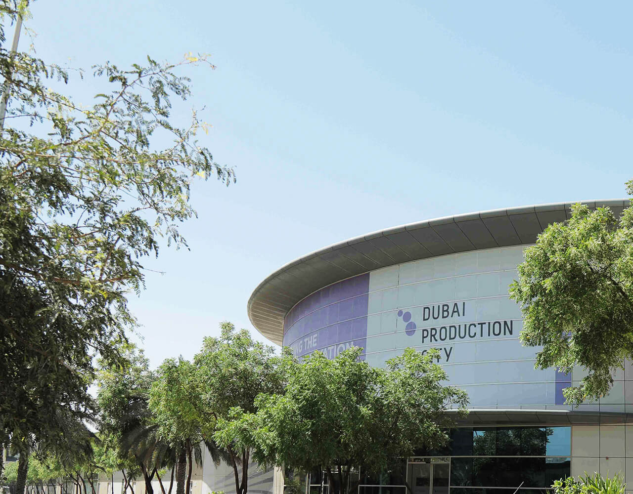  Dubai Production City Building from Outside 