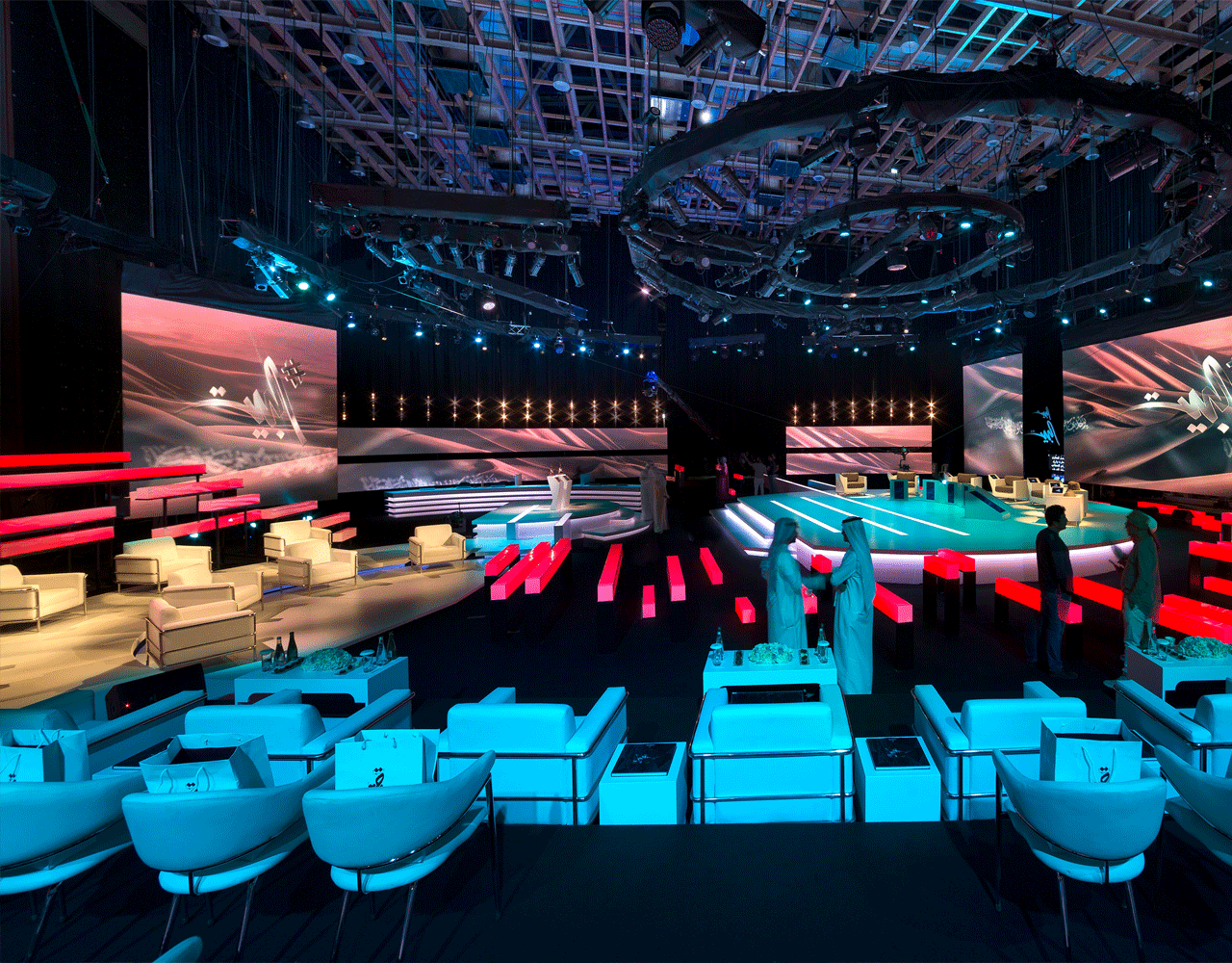 Model Ramp walking at Dubai fashion week