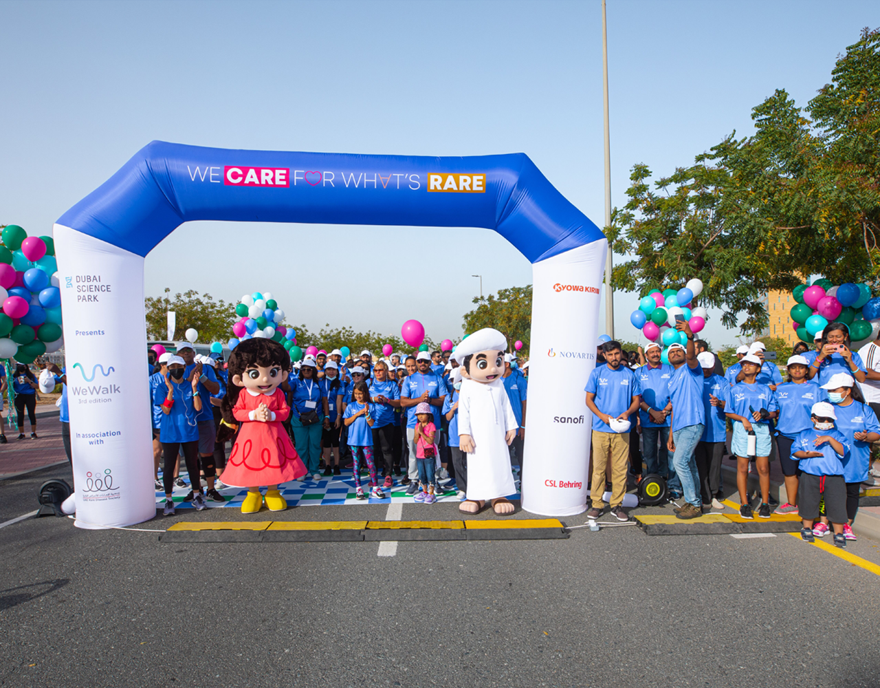Dubai Science Park and all participants are ready for the autism Event WeWalk 2023